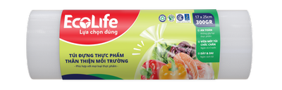Túi đựng thực phẩm THSH EcoLife 17 x 25cm cuộn 300gr