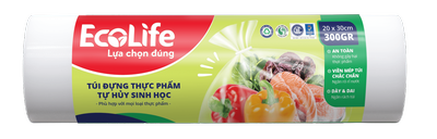 Túi đựng thực phẩm THSH EcoLife 20 x 30cm cuộn 300gr