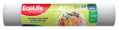 Túi đựng thực phẩm THSH EcoLife 25 x 35cm cuộn 500gr