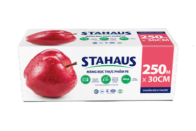 Màng bọc thực phẩm PE STAHAUS 30cm x 250m