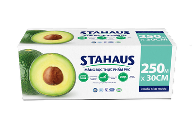 Màng bọc thực phẩm PVC STAHAUS 30cm x 250m