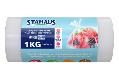 Túi đựng thực phẩm TTMT STAHAUS 20x30cm cuộn 1Kg