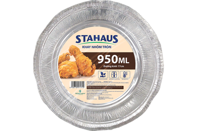 Khay nhôm tròn Stahaus 950ml (5 cái/gói)