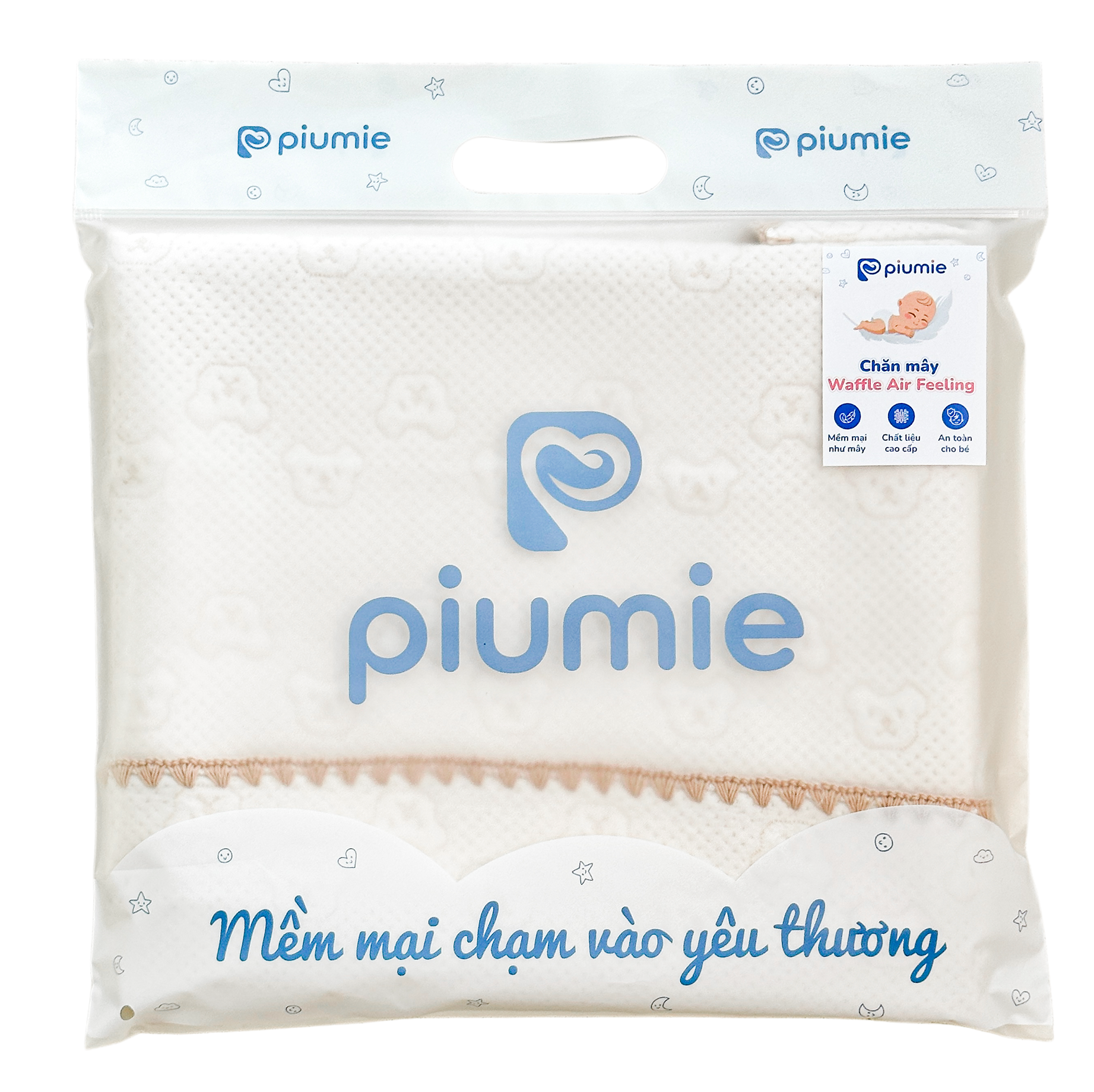 Chăn mây bốn mùa Waffle Cotton Air Feeling