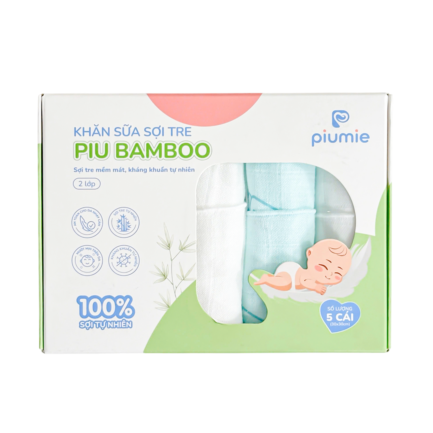 Khăn sữa Sợi tre
